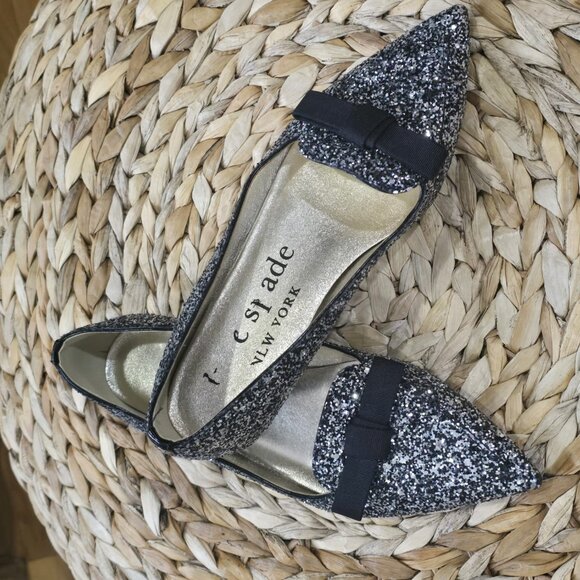 Kate Spade New York Womens Poppy Slip On Fashion Loafers Black 9 Medium - Picture 2 of 3